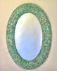 Blue Limpet Seashell Framed Mirror