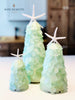 Green Sea Glass Tree with Seastar