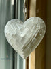 Hanging Selenite Crystal Mosaic Heart