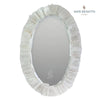 Selenite Oval Mirror