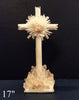 Selenite and Quartz Crystal Standing Cross - Nate Ricketts Design