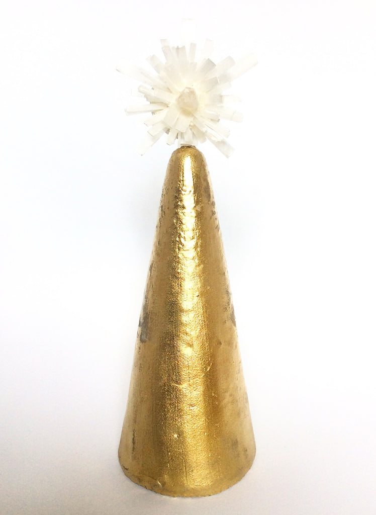 Gold Tree with Selenite Starburst - Nate Ricketts Design