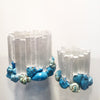 Selenite and Turquoise Tealight Votive - Nate Ricketts Design
