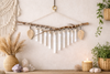 Selenite Crystal Waterfall Wall Hanging