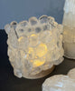 Quartz Crystal Pebbles Votive Candle Holder
