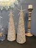 Tiny White Seashell Mix Tree 15" SAMPLE SALE