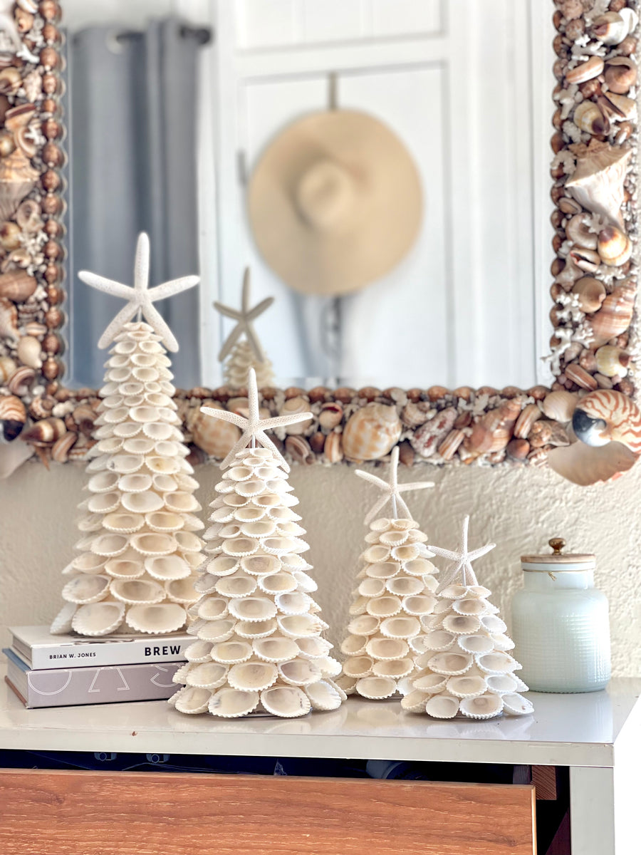 Snowy Clam Shell Tree with Seastar – Nate Ricketts Design