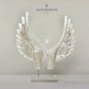 Selenite Crystal Angel Wings on Pedestals 17’’ Crystal & Precious Minerals