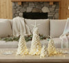 Snowy Clam Shell Tree with Seastar - Holiday Tree