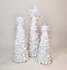 White Quartz Crystal Tree with Selenite Starburst
