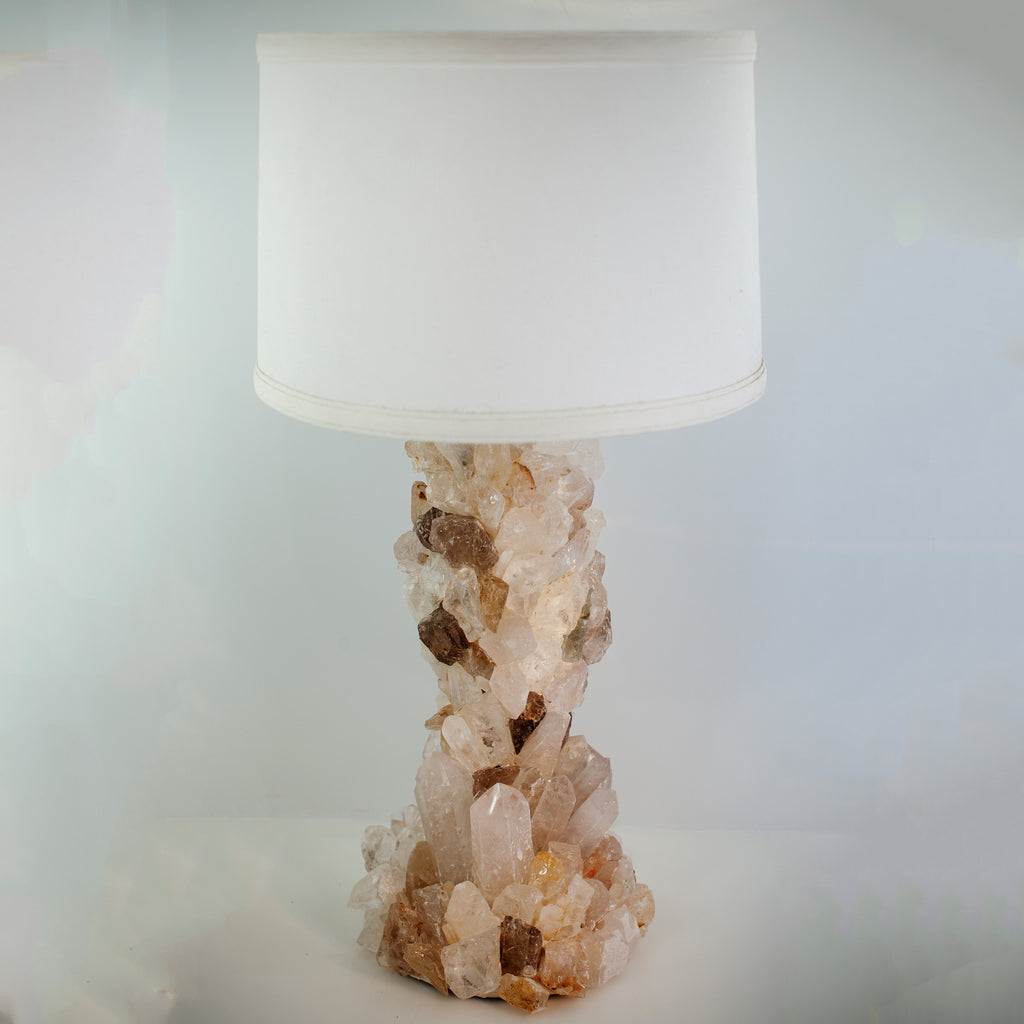 Raw Quartz Crystal Lamp - Nate Ricketts Design