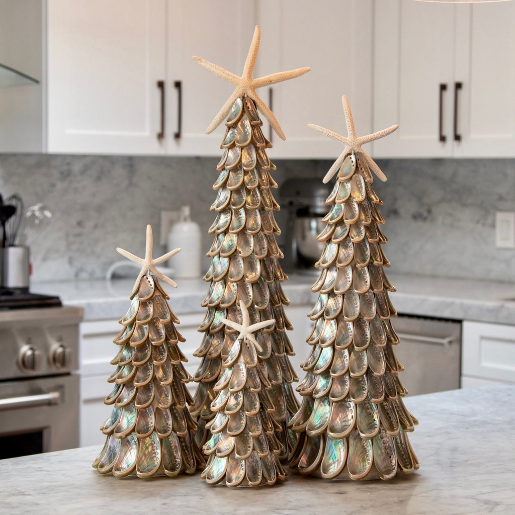 Silver Abalone Tree with Seastar - Home Decoration - Nate Ricketts Design
