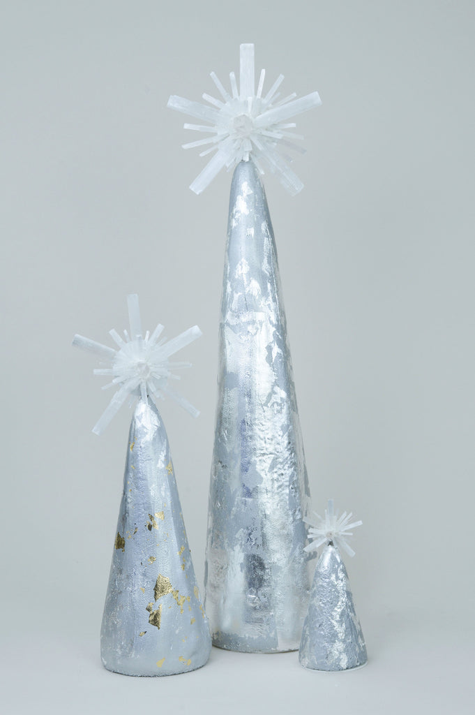 Silver Tree with Selenite Starburst - Nate Ricketts Design