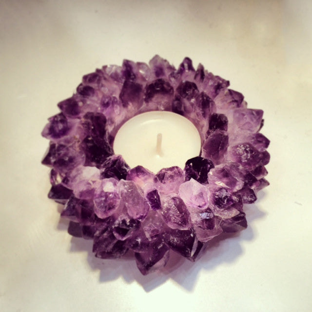 Amethyst Crystal Point Tealight Votive - Wholesale - Home Decoration - Nate Ricketts 2022