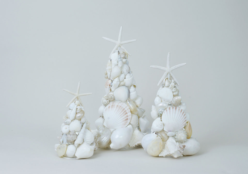 World Mix White Seashell Tree with Seastar | Nate Ricketts Design